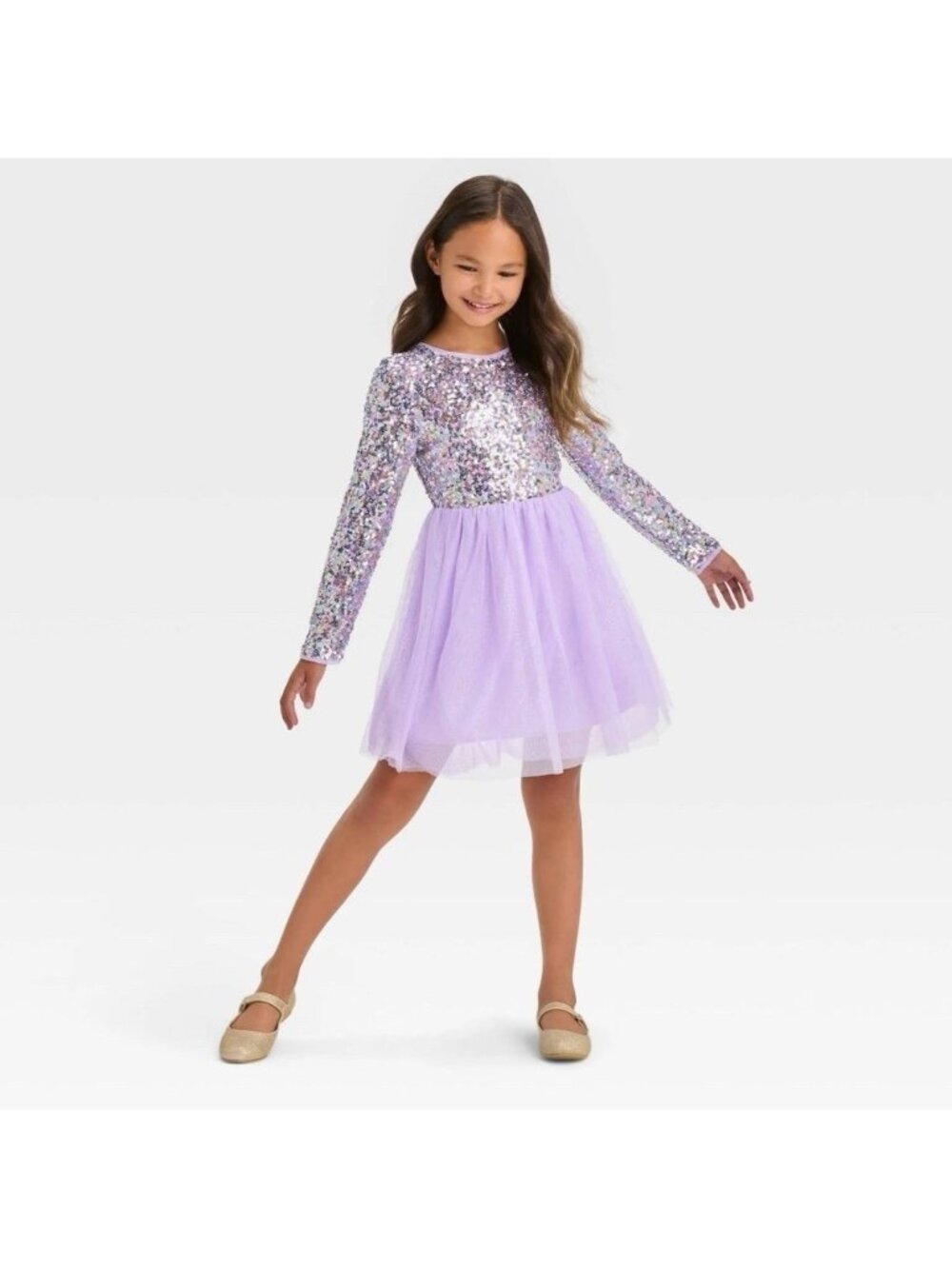 Sparkle Sequin Shimmer Party Special Birthday Holiday Fancy TuTu Dress S 6-7